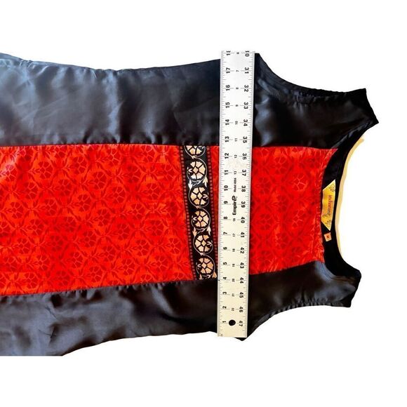Indian Ink sleeveless dress size medium red and black - Picture 9 of 14
